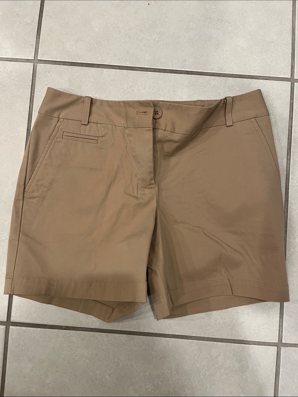 Talbots Khaki Bermuda Shorts — Brown